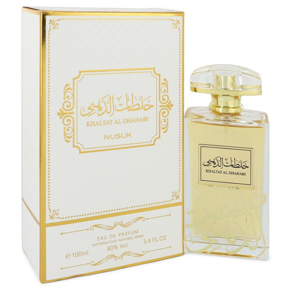 Khaltat Al Dhahabi by Nusuk Eau De Parfum Spray (Unisex) 3.4 oz for Men