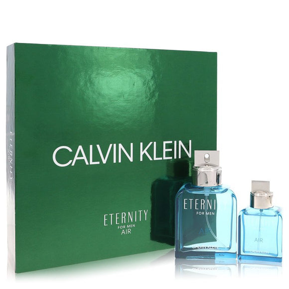 Eternity Air by Calvin Klein Gift Set -- 3.4 oz Eau De Toilette Spray + 1 oz Eau De Toilette Spray for Men