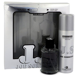 Joe Sorrento by Jeanne Arthes Gift Set -- 3.4 oz Eau De Parfum Spray + 6.8 oz Body Spray (boxes slightly damaged) for Men - ParaFragrance