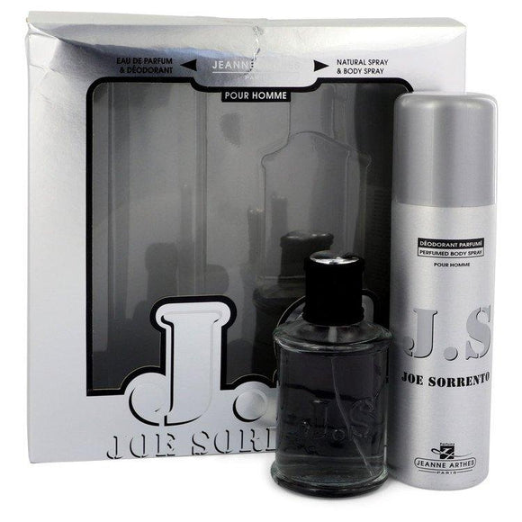 Joe Sorrento by Jeanne Arthes Gift Set -- 3.4 oz Eau De Parfum Spray + 6.8 oz Body Spray (boxes slightly damaged) for Men