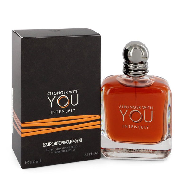 Stronger With You Intensely by Giorgio Armani Eau De Parfum Spray 3.4 oz  for Men