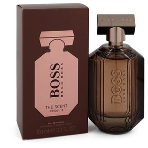 Boss The Scent Absolute by Hugo Boss Eau De Parfum Spray 3.3 oz for Women