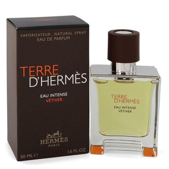 Terre D'hermes Eau Intense Vetiver by Hermes Eau De Parfum Spray 1.7 oz for Men