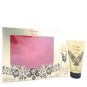 Glam X by Christina Aguilera Gift Set -- 1 oz Eau De Parfum Spray + 5 oz Shower Gel for Women