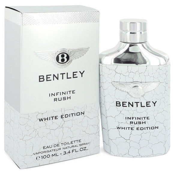 Bentley Infinite Rush by Bentley Eau De Toilette Spray (White Edition) 3.4 oz  for Men