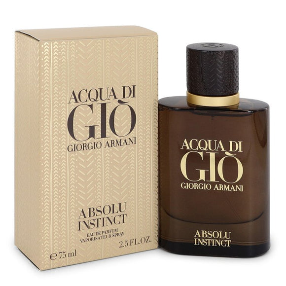 Acqua Di Gio Absolu Instinct by Giorgio Armani Eau De Parfum Spray 2.5 oz for Men