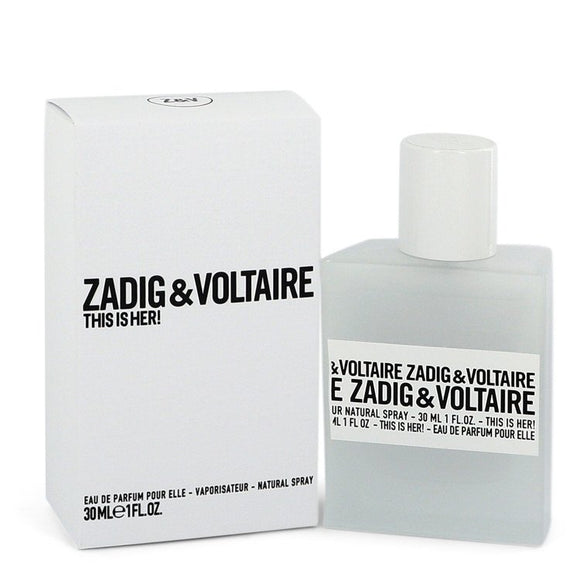 This is Her by Zadig & Voltaire Eau De Parfum Spray 1 oz for Women