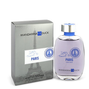 Mandarina Duck Let's Travel to Paris by Mandarina Duck Eau De Toilette Spray 3.4 oz for Men