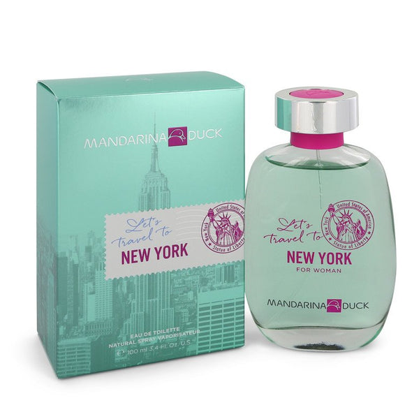 Mandarina Duck Let's Travel to New York by Mandarina Duck Eau De Toilette Spray 3.4 oz for Women