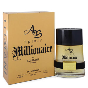 Spirit Millionaire by Lomani Eau De Parfum Spray 3.3 oz  for Men