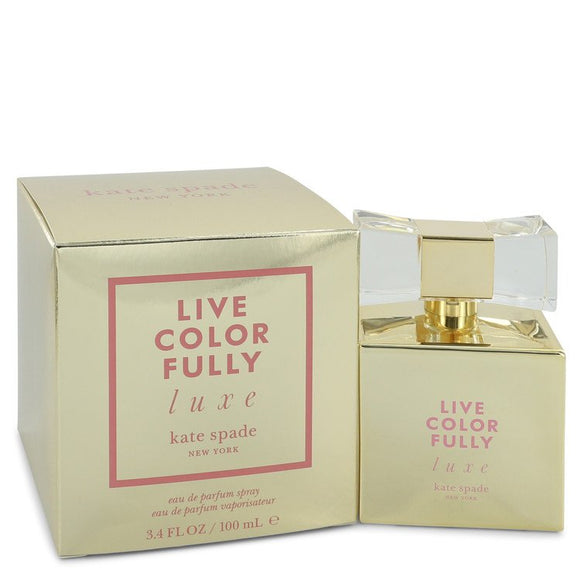 Live Colorfully Luxe by Kate Spade Eau De Parfum Spray 3.4 oz for Women