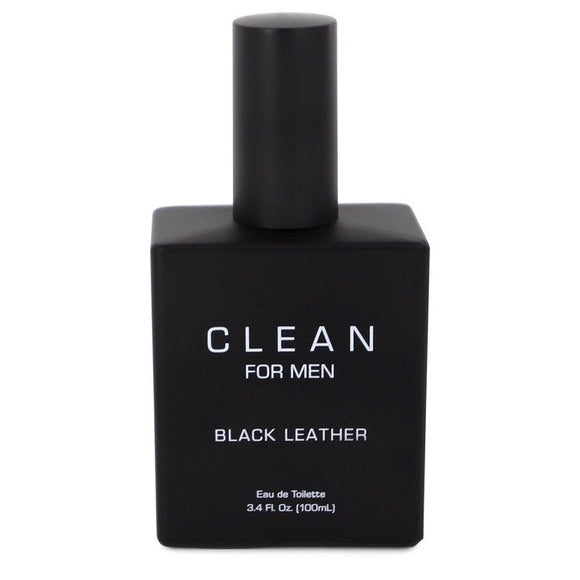 Clean Black Leather by Clean Eau De Toilette Spray (unboxed) 3.4 oz  for Men