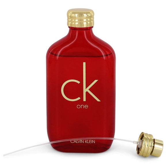 CK ONE by Calvin Klein Eau De Toilette Spray (Unisex Red collector's Edition unboxed) 3.3 oz  for Women