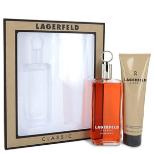 LAGERFELD by Karl Lagerfeld Gift Set -- 5 oz Eau De Toilette pray + 5 oz Shower Gel for Men - ParaFragrance
