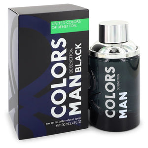 Colors De Benetton Black by Benetton Eau De Toilette Spray 3.4 oz for Men