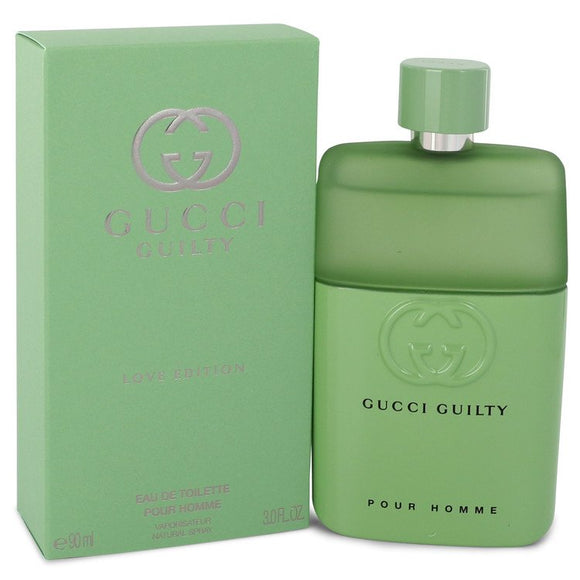 Gucci Guilty Love Edition by Gucci Eau De Toilette Spray 3 oz for Men