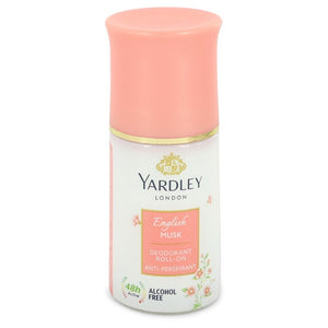 Yardley English Musk by Yardley London Deodorant Roll-On Alcohol Free 1.7 oz for Women