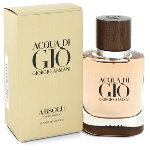 Acqua Di Gio Absolu by Giorgio Armani Eau De Parfum Spray 1.35 oz for Men