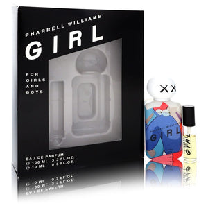 Pharrell Williams Girl by Pharrell Williams Gift Set -- 3.4 oz Eau De Parfum Spray + .33 oz Mini EDP Spray for Women