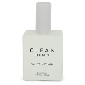 Clean White Vetiver by Clean Eau De Toilette Spray (unboxed) 3.4 oz for Men