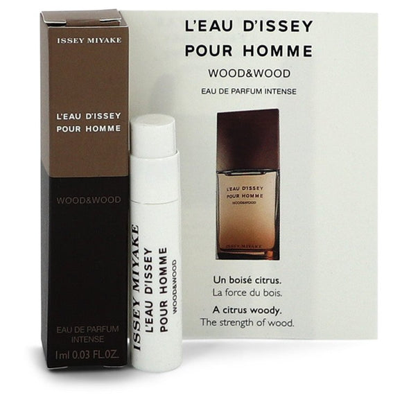 L'eau D'Issey Pour Homme Wood & wood by Issey Miyake Vial (sample) .03 oz for Men