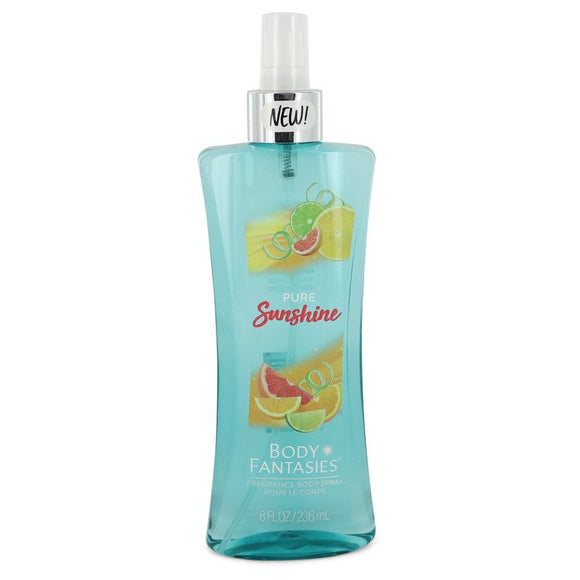 Body Fantasies Pure Sunshine by Parfums De Coeur Body Spray 8 oz for Women