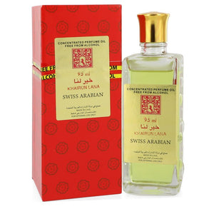 Khairun Lana by Swiss Arabian Concentrated Perfume Oil Free From Alcohol (Unisex) 3.2 oz for Women