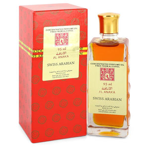 Al Anaka by Swiss Arabian Concentrated Perfume Oil Free From Alcohol (Unisex) 3.2 oz for Women
