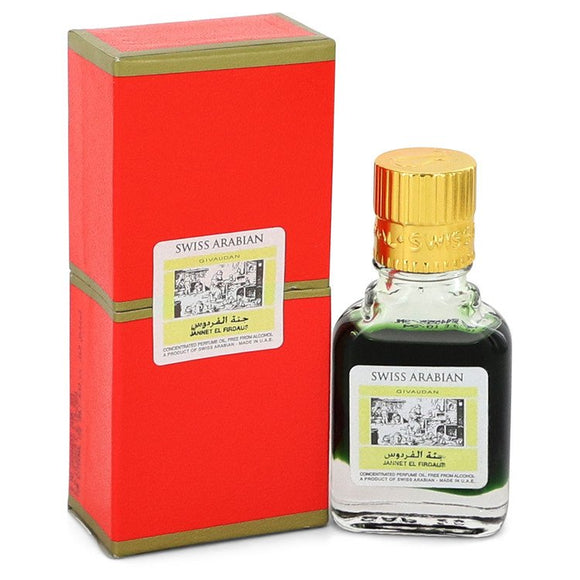 Jannet El Firdaus by Swiss Arabian Concentrated Perfume Oil Free From Alcohol (Unisex Givaudan) .30 oz for Men