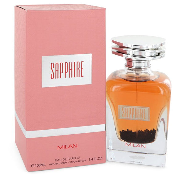 Sapphire Milan by Milan Parfums Eau De Parfum Spray 3.4 oz for Women