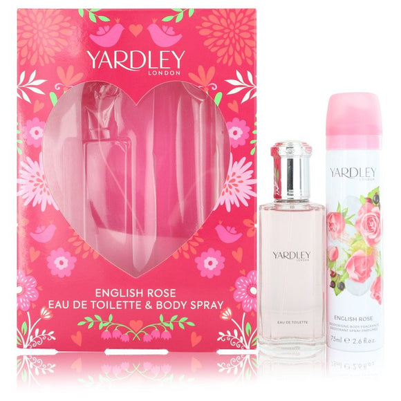 English Rose Yardley by Yardley London Gift Set -- 1.7 oz Eau De Toilette Spray + 2.6 oz Deodorant Spray for Women