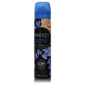 Yardley Bluebell & Sweet Pea by Yardley London Body Fragrance Spray 2.6 oz for Women