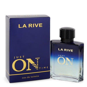 La Rive Just On Time by La Rive Eau De Toilette Spray (unboxed) 3.3 oz for Men