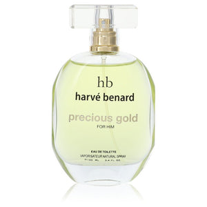 Precious Gold by Harve Benard Eau De Toilette Spray (unboxed) 3.4 oz for Men