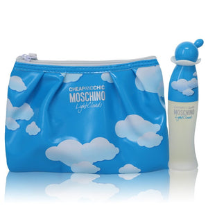 Cheap & Chic Light Clouds by Moschino Gift Set -- 1.7 oz Eau De Toilette Spray  with Free Cosmetic Pouch for Women