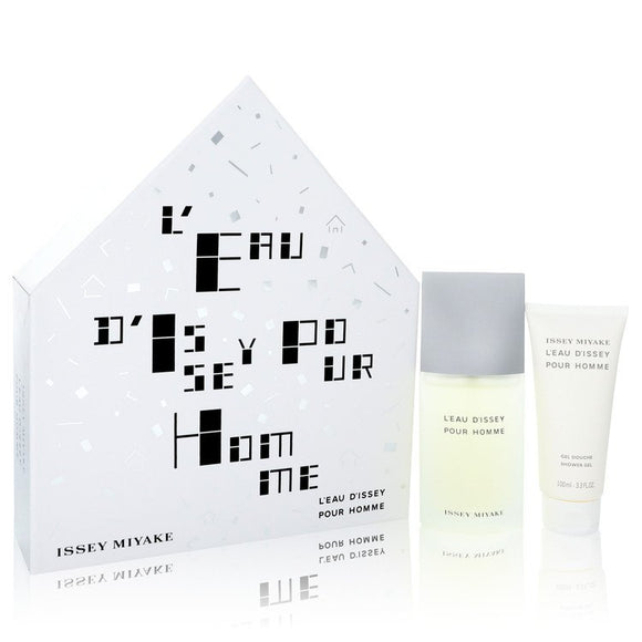 L'EAU D'ISSEY (issey Miyake) by Issey Miyake Gift Set -- 2.5 oz Eau De Toilette Spray + 3.3 oz Shower Gel for Men