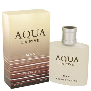 La Rive Aqua by La Rive Eau De Toilette Spray (unboxed) 3 oz for Men