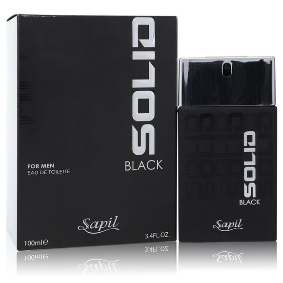 Sapil Solid Black by Sapil Eau De Toilette Spray 3.4 oz for Men