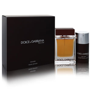 The One by Dolce & Gabbana Gift Set -- 3.3 oz Eau De Toilette Spray + 2.4 oz Deodorant Stick for Men