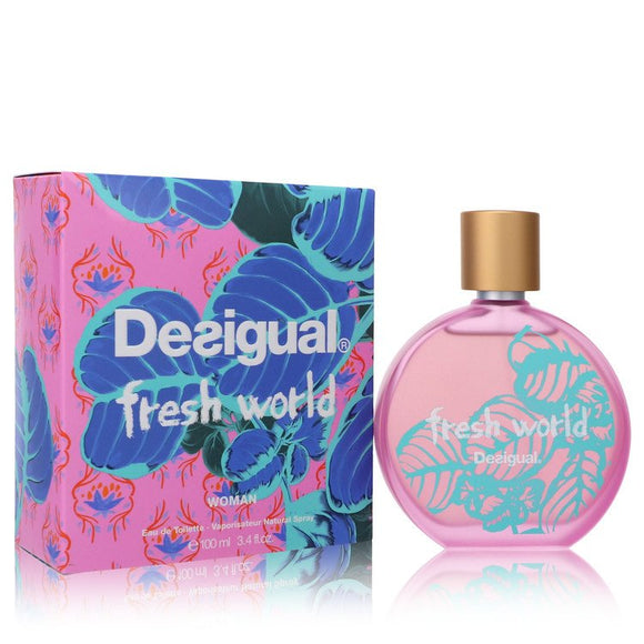Desigual Fresh World by Desigual Eau De Toilette Spray 3.4 oz for Women
