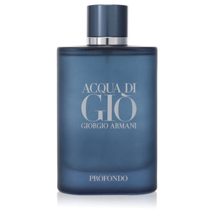 Acqua Di Gio Profondo by Giorgio Armani Eau De Parfum Spray (unboxed) 4.2 oz for Men