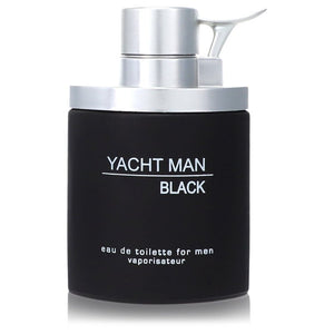 Yacht Man Black by Myrurgia Eau De Toilette Spray (unboxed) 3.4 oz for Men