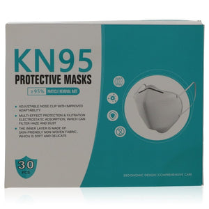 KN95 Mask by KN95 Thirty  KN95 Masks, Adjustable Nose Clip, Soft non-woven fabric, FDA and CE Approved (Unisex)(30 unboxed) 1 size for Women