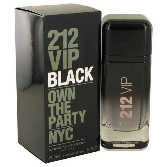 212 VIP Black by Carolina Herrera Eau De Parfum Spray (unboxed) 3.4 oz for Men