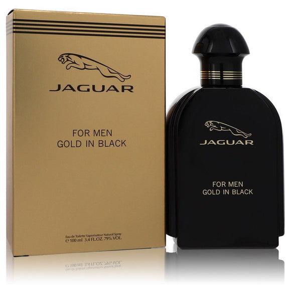 Jaguar Gold In Black by Jaguar Eau De Toilette Spray 3.4 oz for Men