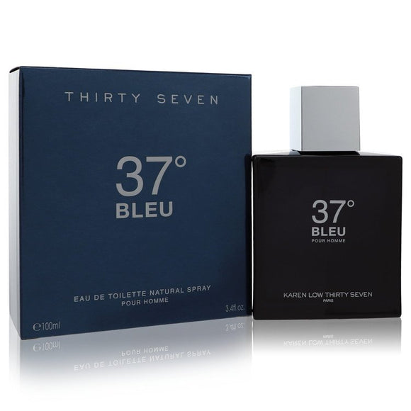 37 Bleu by Karen Low Eau De Toilette Spray 3.4 oz for Men