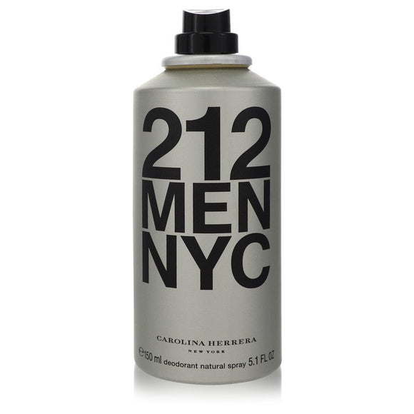 212 by Carolina Herrera Deodorant Spray (Tester) 5 oz for Men