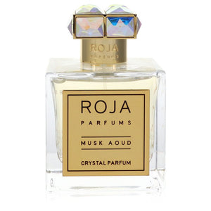 Roja Musk Aoud Crystal by Roja Parfums Extrait De Parfum Spray (Unisex )unboxed 3.4 oz for Women