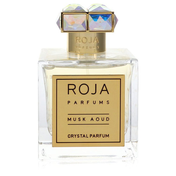 Roja Musk Aoud Crystal by Roja Parfums Extrait De Parfum Spray (Unisex )unboxed 3.4 oz for Women