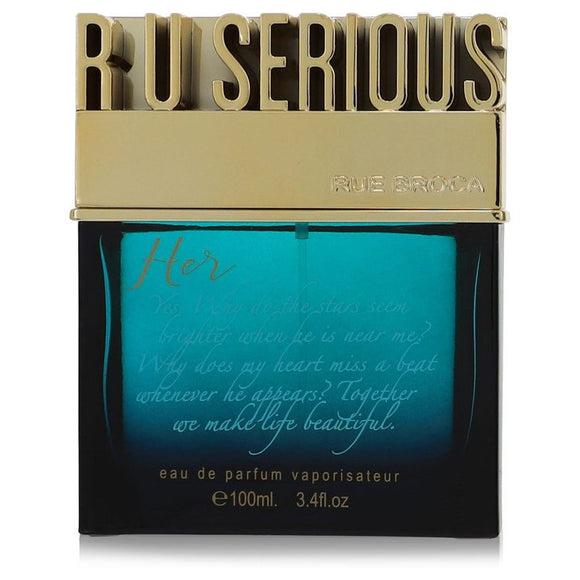 R U Serious Her by Rue Broca Eau De Parfum Spray (unboxed) 3.4 oz for Women